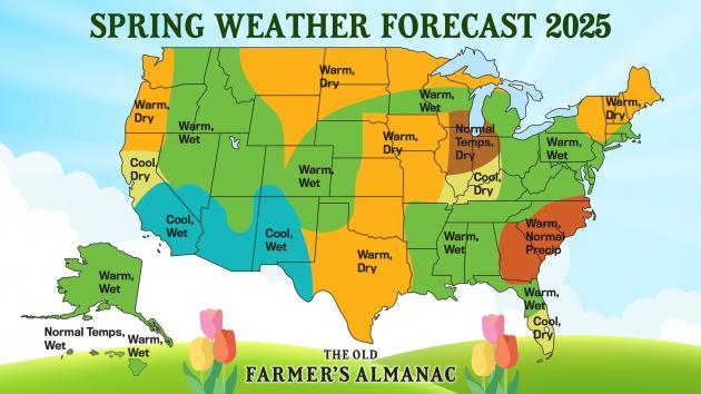 What will spring be like in Maryland? Here's what Old Farmer's Almanac predicts for 2025