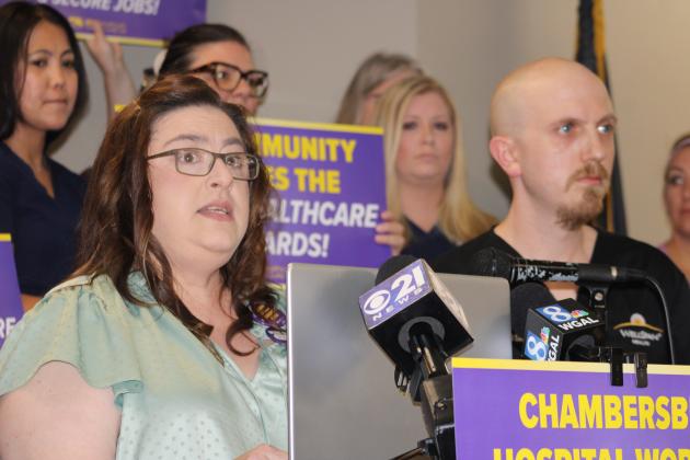 'We have to take a stand': Chambersburg Hospital union to go on strike this month
